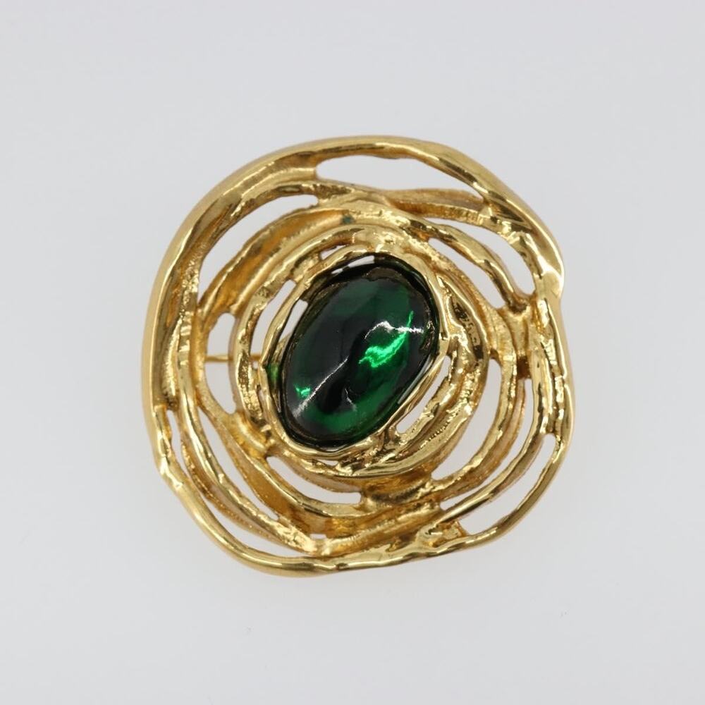 Saint Laurent Brooch Gold